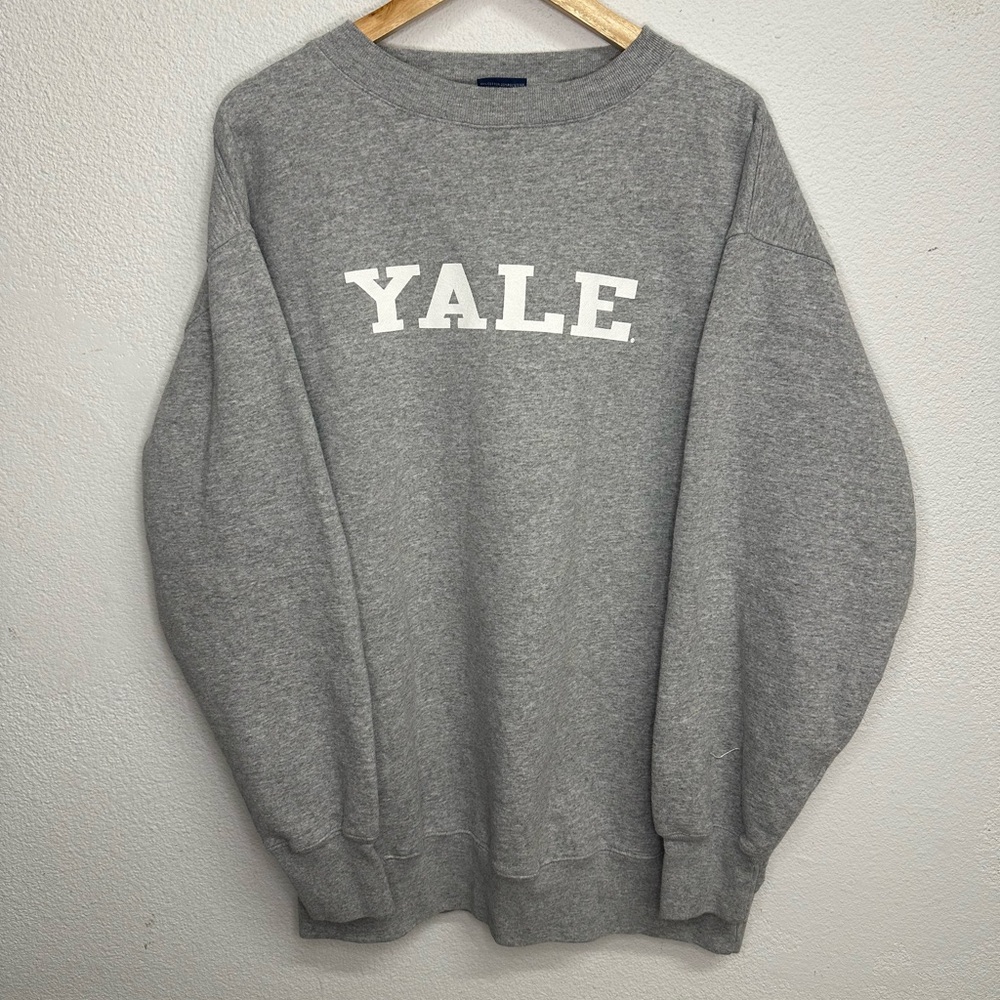 Vintage Gray Yale Men's Sweater